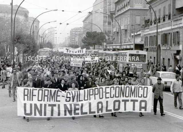 9 maggio 1973, manifestazione antifascista a Ferrara